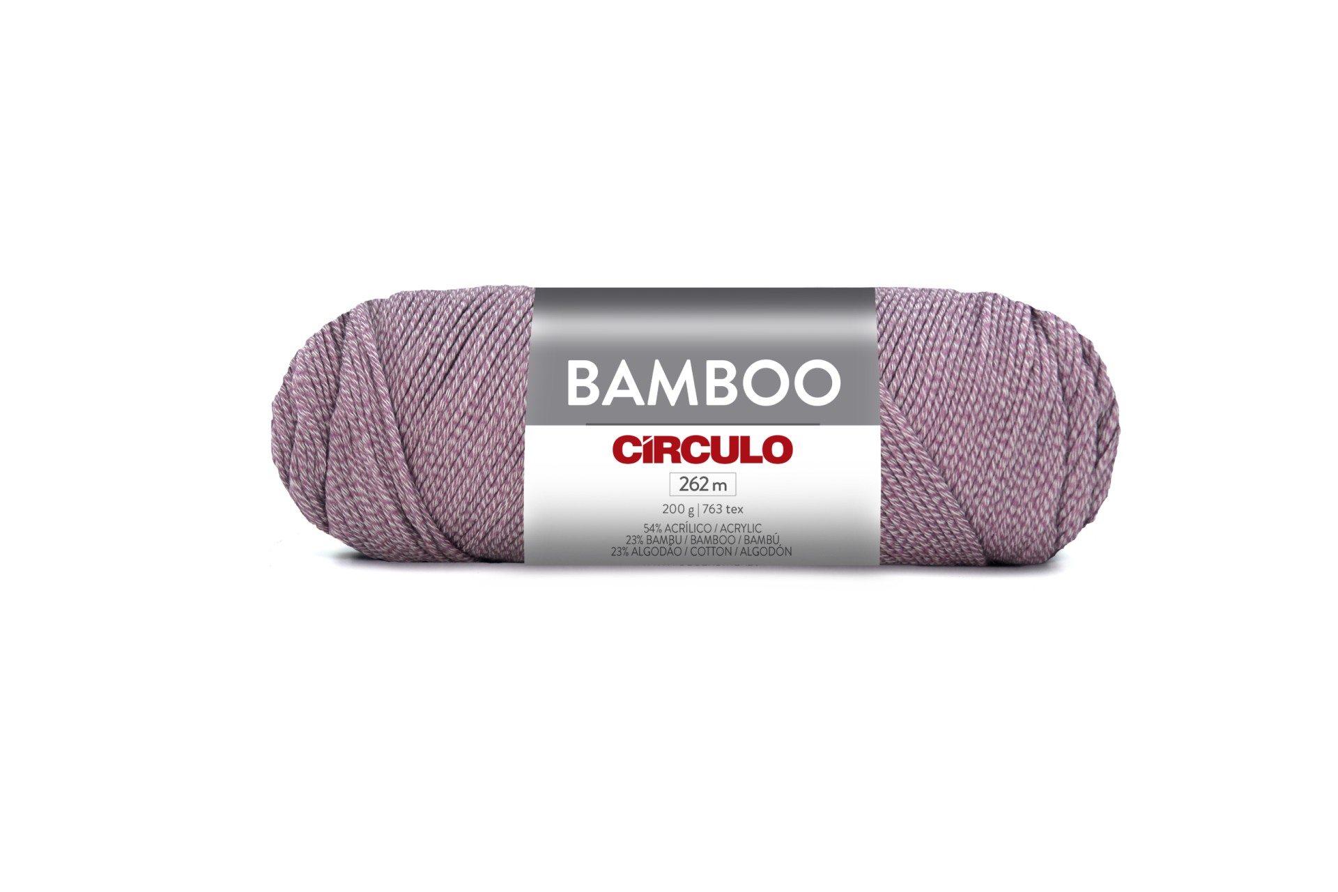 Novelo de fio roxo Círculo Bamboo