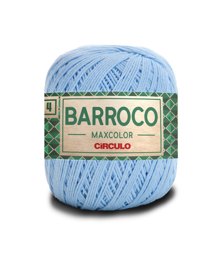 Novelo de linha azul-claro Barroco Maxcolor Círculo