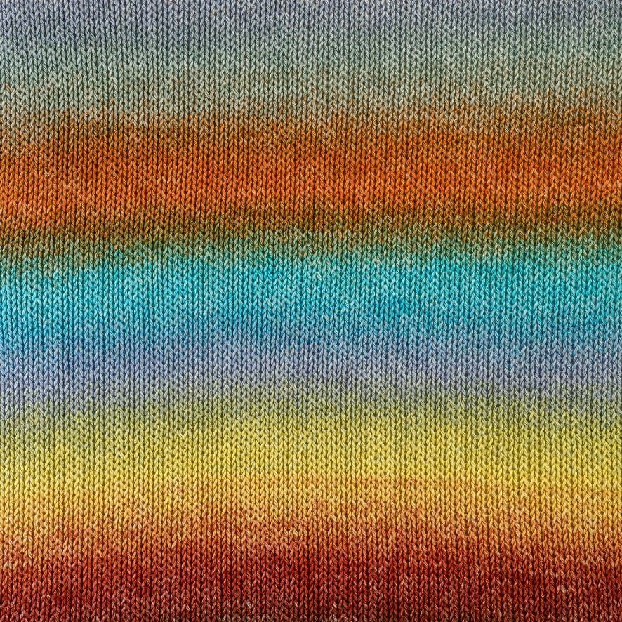 Tecido de malha listrado colorido