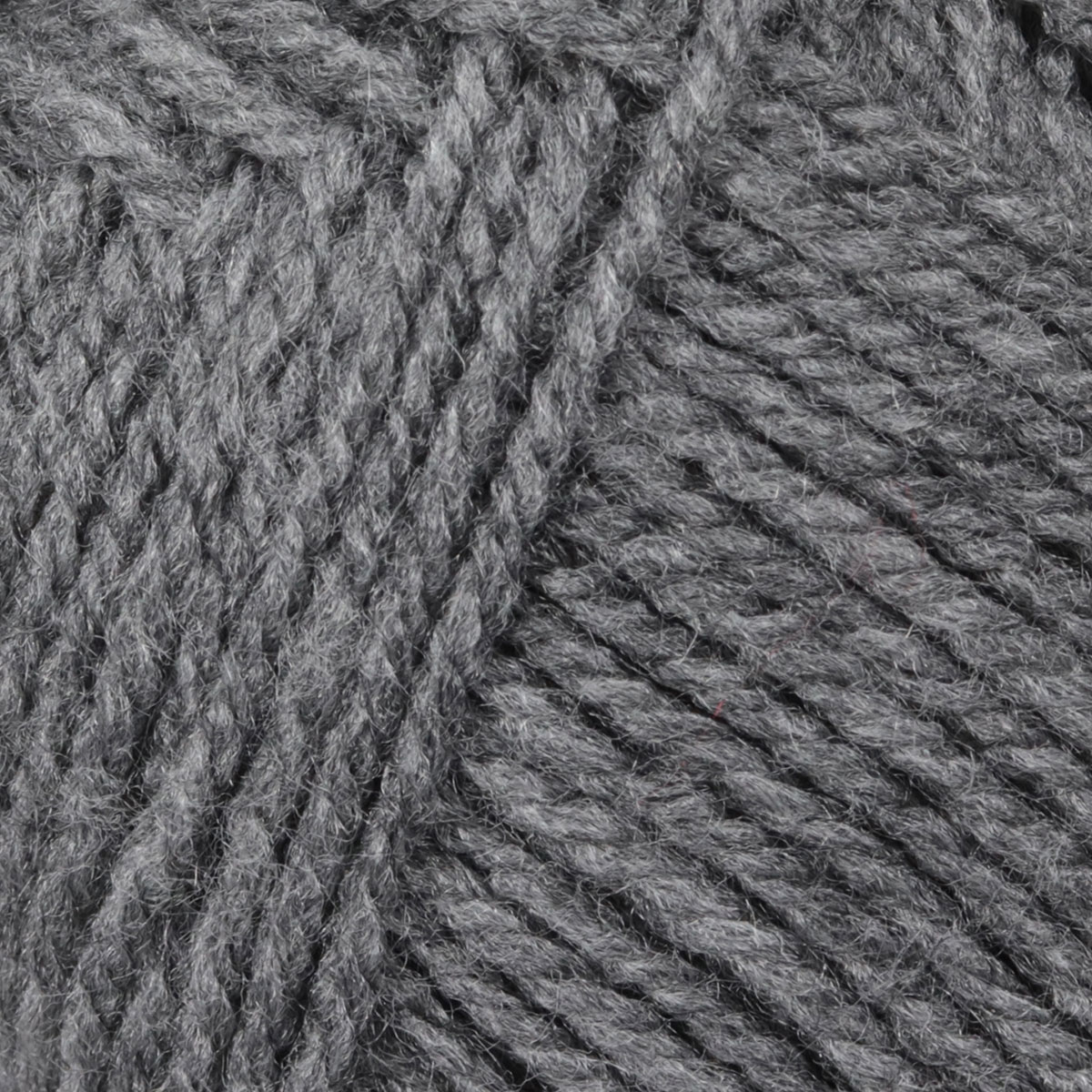 Fio de lã cinzento com textura espessa