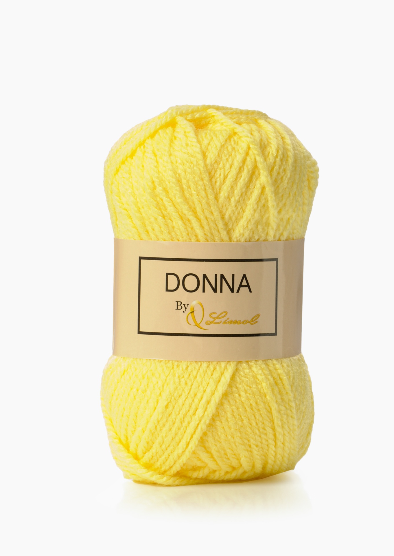 Novel de lã amarela Donna