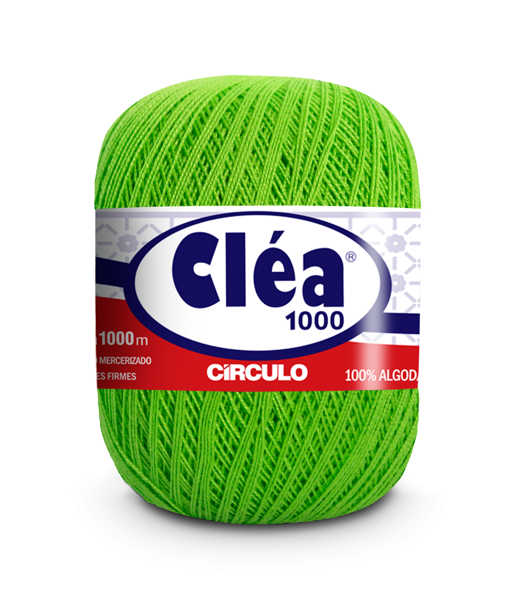 Rolo verde de linha de algodão Cléa 1000 da marca Círculo