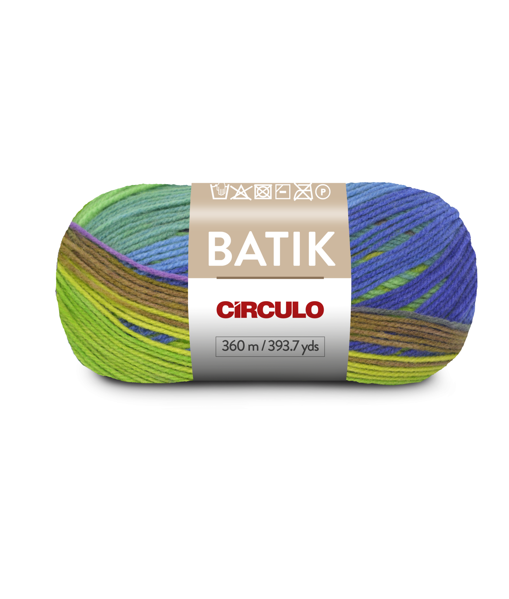 Novelo de fio multicolorido da marca CÍRCULO modelo BATIK