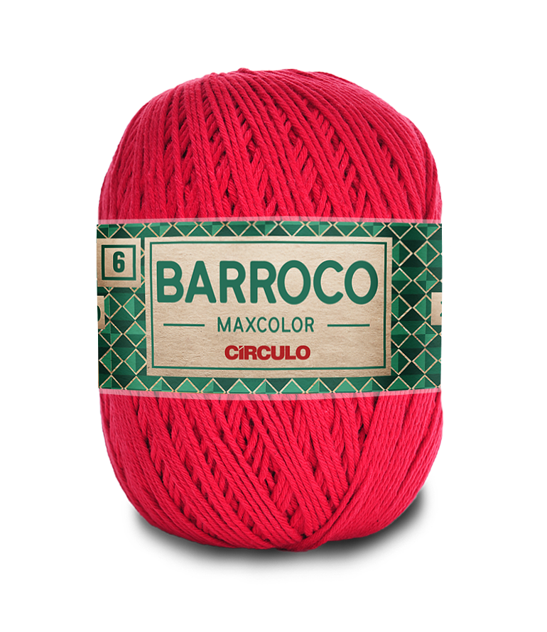 Rolo de fio vermelho da marca Barroco Maxcolor