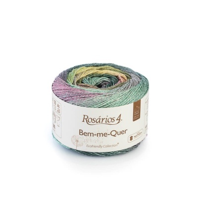 Rolo de fio multicolorido Rosários 4 Bem-me-Quer