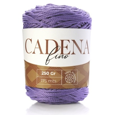 Rolo de fio roxo CADENA fino com etiqueta