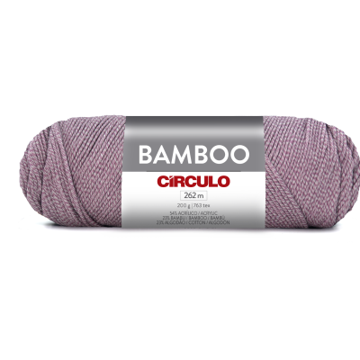 Novelo de fio roxo Círculo Bamboo