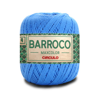 Novelo de linha azul Barroco Maxcolor Círculo