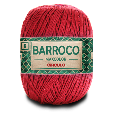 Barbante vermelho Barroco Maxcolor Círculo nº 6