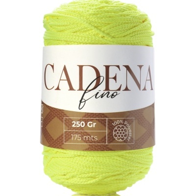 Rolo de corda fina amarela da marca CADENA fino