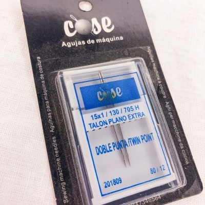 Embalagem de agulhas para máquina de costura Cose, modelo 15x1, tamanho 80/12