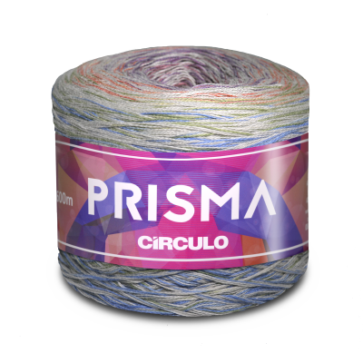 Novelo de fio Prisma multicolorido da marca Círculo
