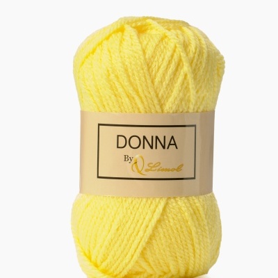 Novel de lã amarela Donna