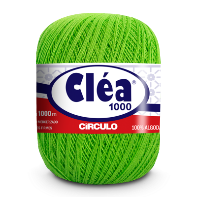 Rolo verde de linha de algodão Cléa 1000 da marca Círculo