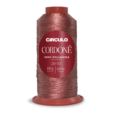 Cone de linha vinho CORDONÊ 100% poliamida 450 m