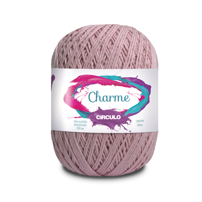 Cone de fio rosa claro Charme da Circulo