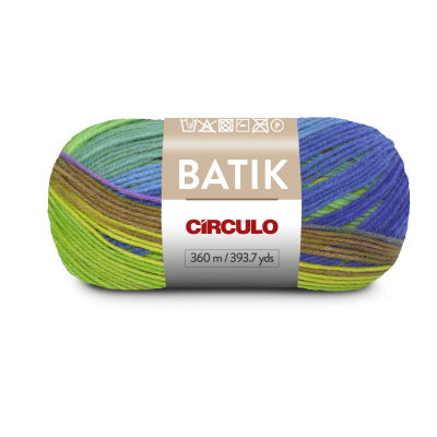 Novelo de fio multicolorido da marca CÍRCULO modelo BATIK