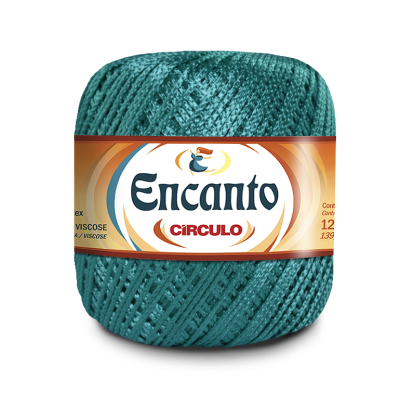 Novelo de fio Encanto da marca Círculo verde água