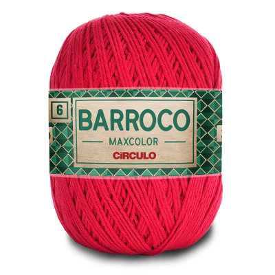 Rolo de fio vermelho da marca Barroco Maxcolor