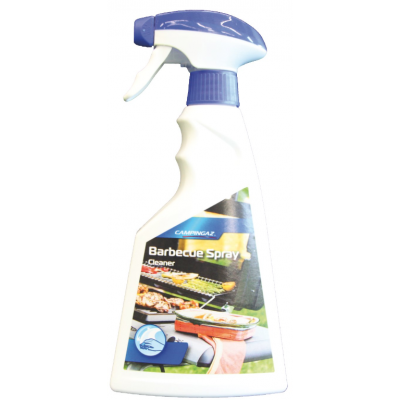 Frasco de spray para limpeza de barbecue com rótulo colorido