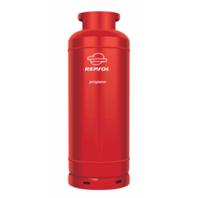 Botija de gás propano REPSOL vermelha