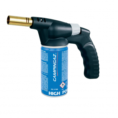 Maçarico portátil preto com gás azul Campingaz High Power