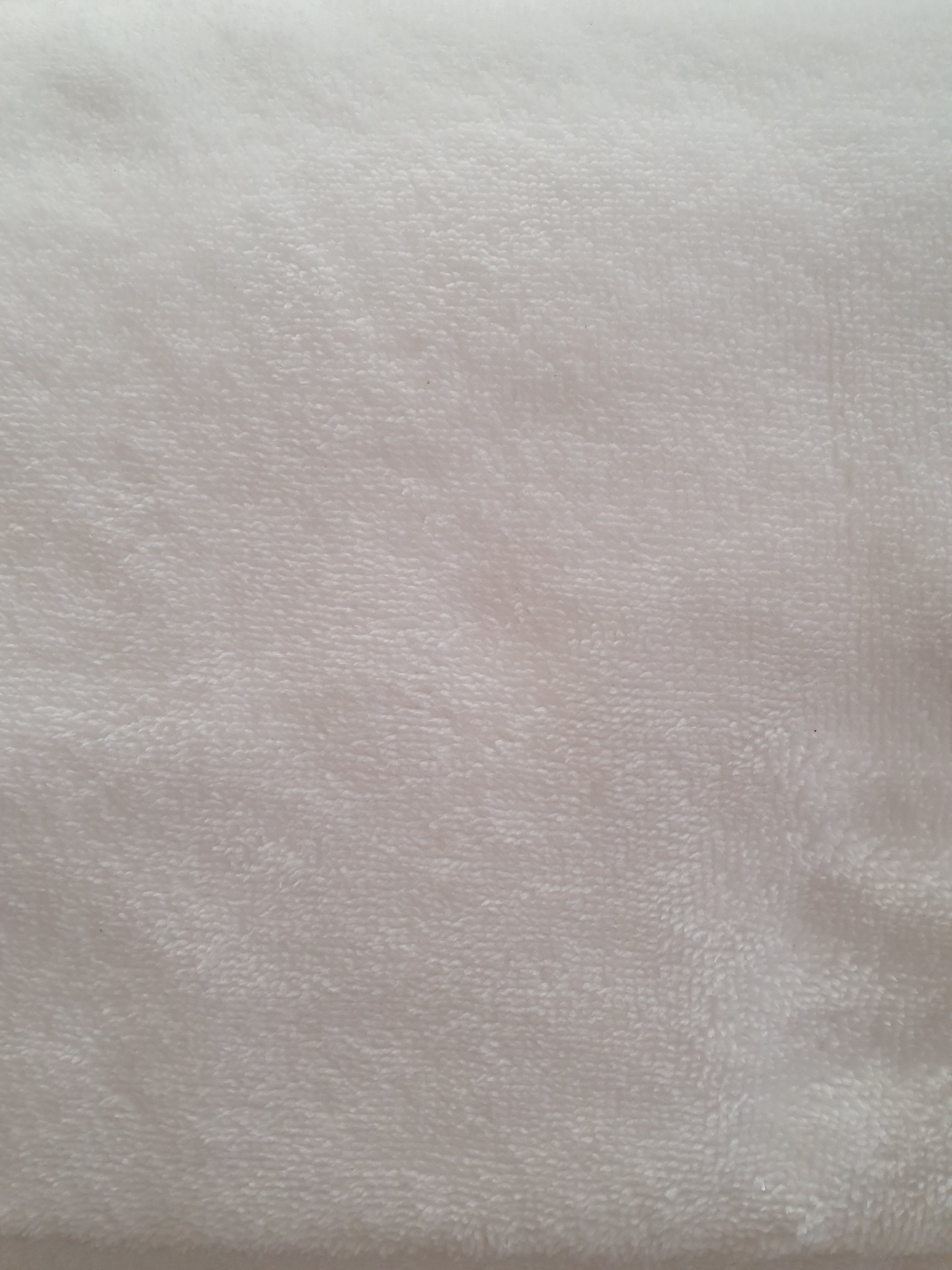 Turco de Bambú Branco tecido branco felpudo