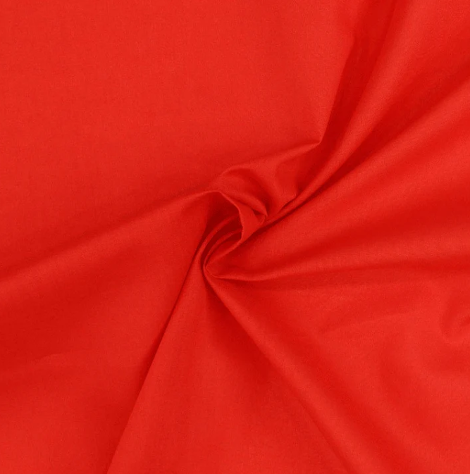 Tecido Vermelho Tecido vermelho liso com dobras.