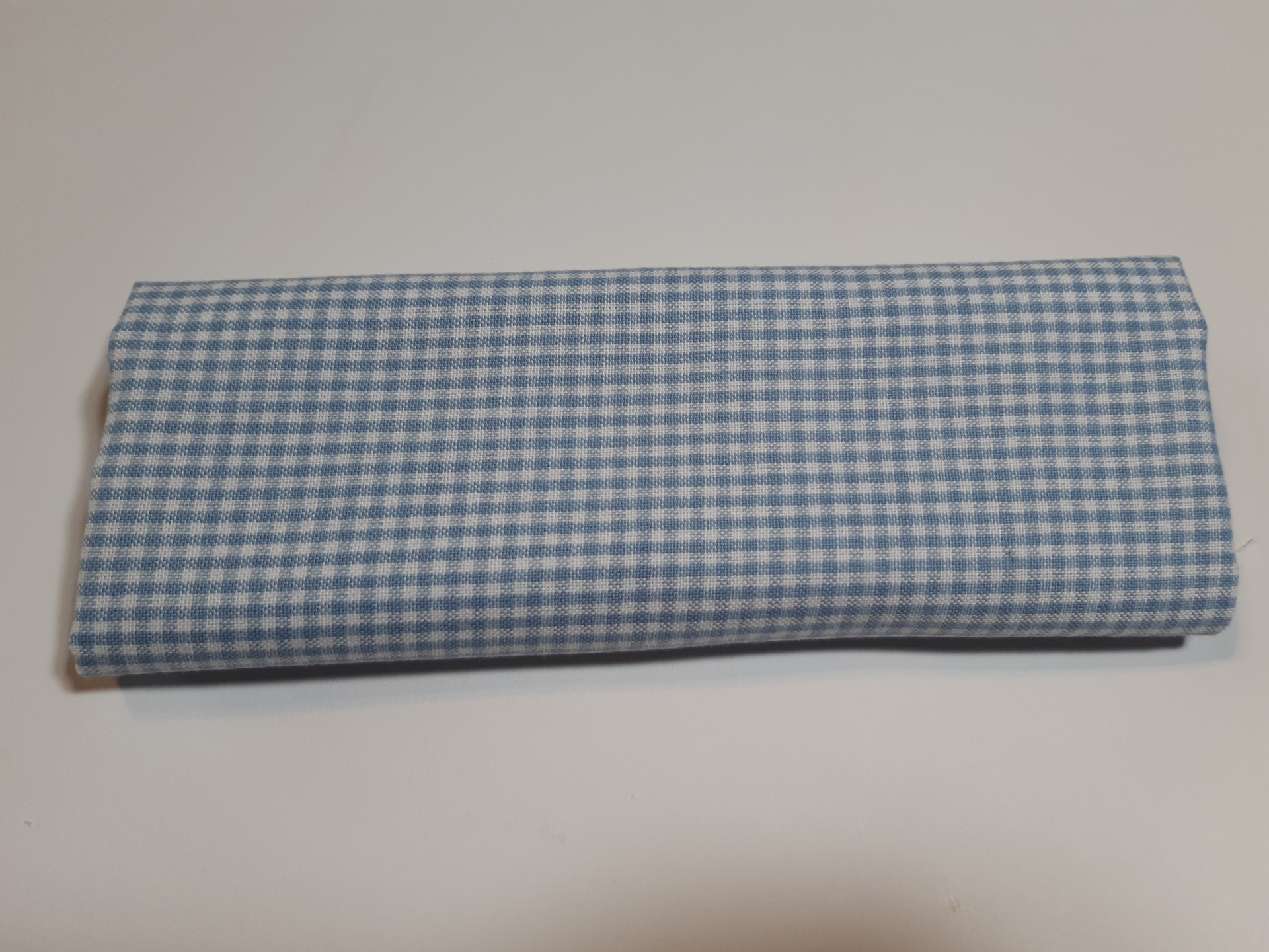 Country quadradinhos azuis Pano de tecido azul e branco com padrão quadriculado