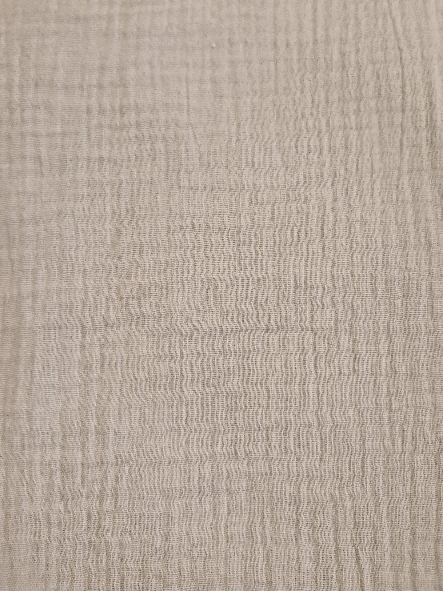 Musseline verde menta Tecido de algodão cru com textura canelada