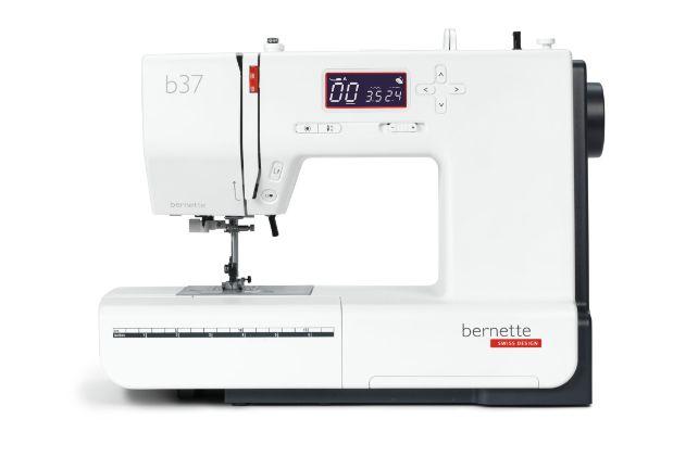 Máquina de costura bernette 37 Máquina de costura branca bernette b37 com visor digital