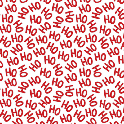 Padrão repetitivo com o texto 'HO' em vermelho sobre fundo branco