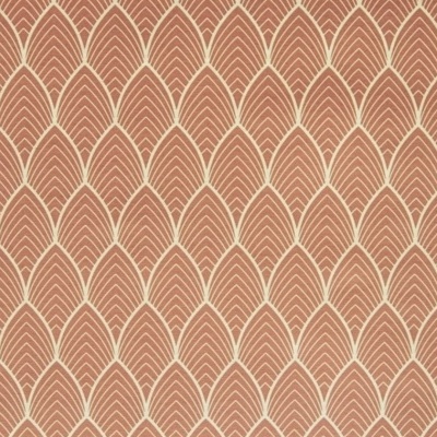 Papel de parede com padrão geómetrico bege e castanho