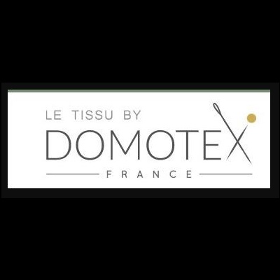Logótipo LE TISSU BY DOMOTEX FRANCE em fundo branco