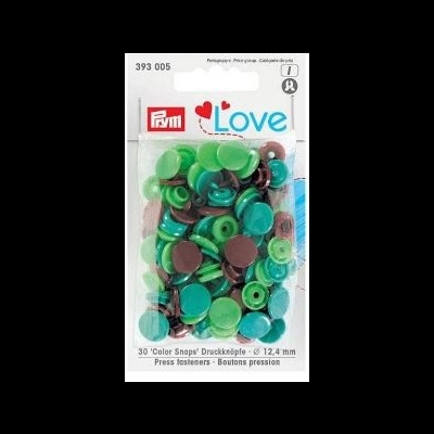 Pack de botões de pressão coloridos Prym Color Snaps