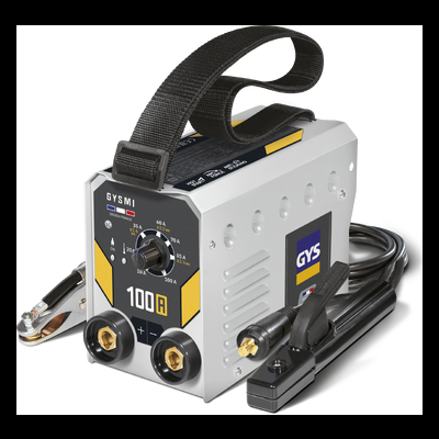 Máquina de soldar portátil GYSMI 100R com cabos e braçadeiras