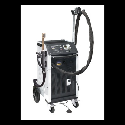 Máquina industrial de soldadura Power Factor 1500 S com rodas e ecrã digital