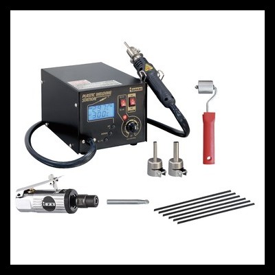 Estação de soldadura para plástico com vários acessórios