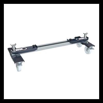 Suporte de transporte metálico com quatro rodas giratórias