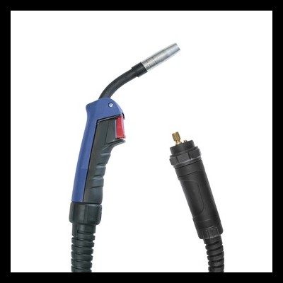 Massa de soldadura com pega ergonómica e componente preto com conector