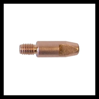 Ponta de contacto em cobre para soldadura com rosca
