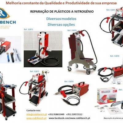 Equipamentos para reparação de plásticos a nitrogénio da marca Rodribench
