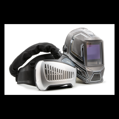 máscara de soldadura e respirador para proteção