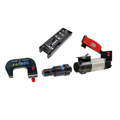 Conjunto de componentes eletrónicos industriais diversos