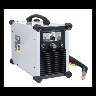 Máquina de corte CUTTER 40 CT cinza com cabo preto e ponta em cobre.