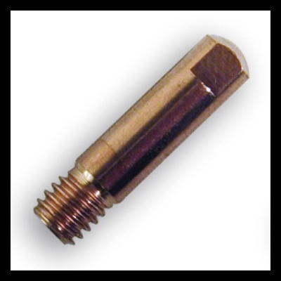 Peça metálica com rosca dourada em fundo branco