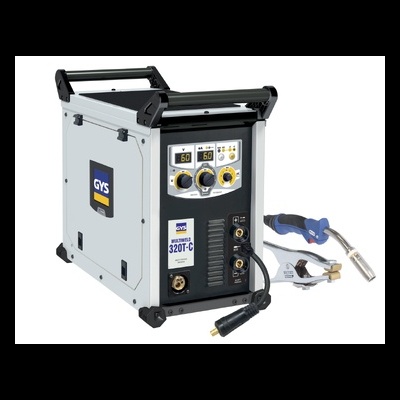 Máquina de soldar GYS 320T-C com pistola azul