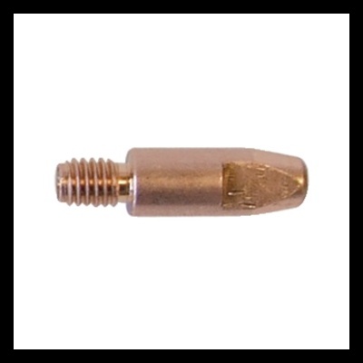 Peça metálica cobre com rosca e gravação numérica