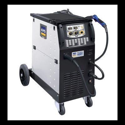 Máquina industrial de soldadura GYS COLOR MULTI 400T com rodas