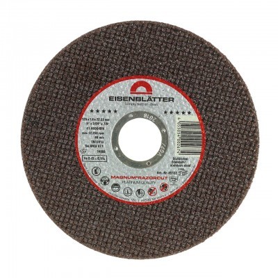 Disco de corte abrasivo EISENBLÄTTER com etiqueta central redonda